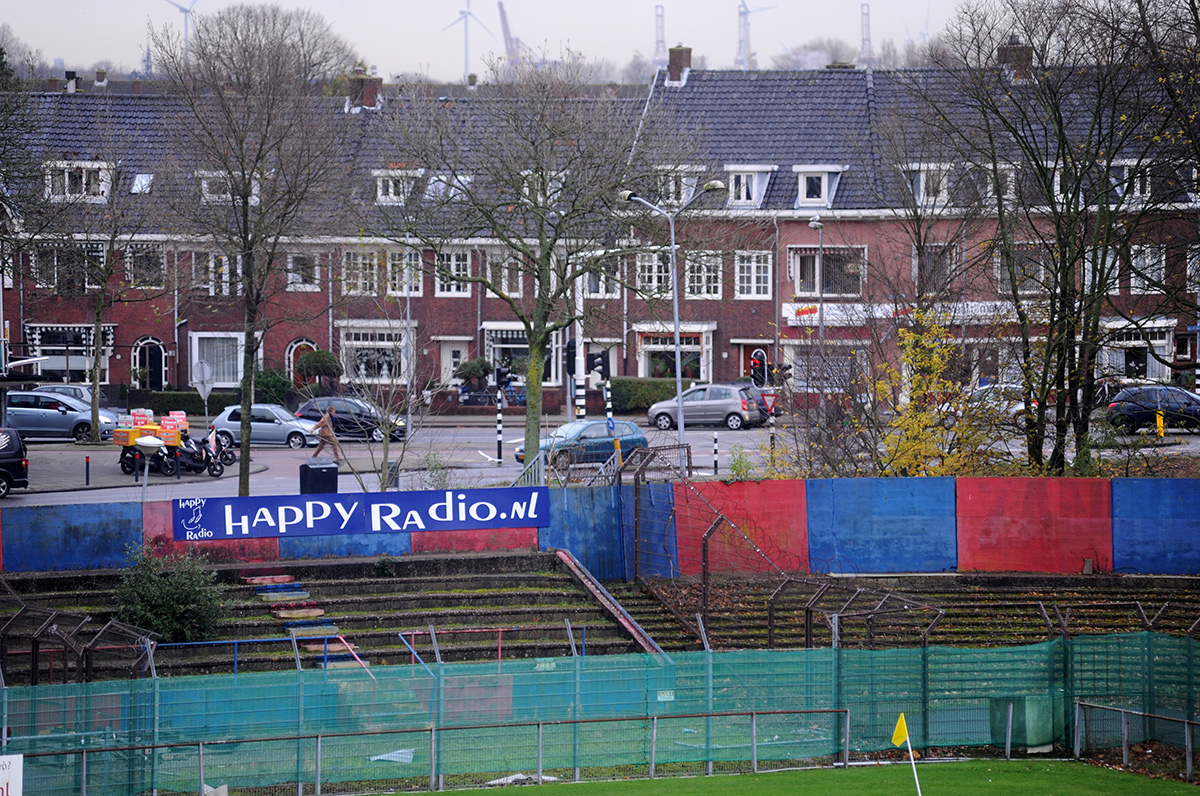 Het Haarlemstadion aan de Jan Gijzenkade.